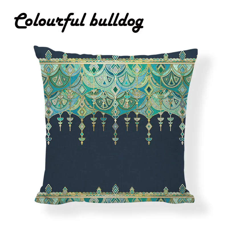 Творческий геометрический турецкий килим Подушка Чехол страны Стиль Восточный