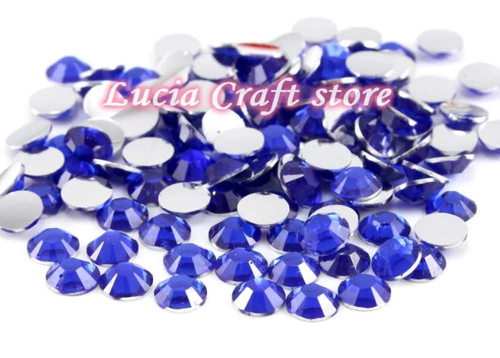 Lucia crafts, 4 мм, 1000 шт./лот, SS16, стразы из смолы с плоской задней поверхностью, сделай сам, для мобильного телефона, для дизайна ногтей, наклейки, дрель F0701