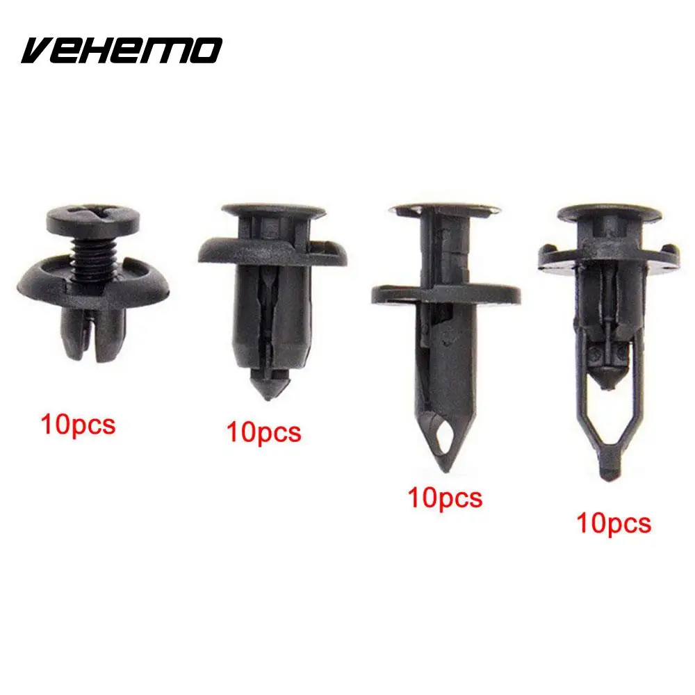 Vehemo 4 размера винты двери заклепки отделка пряжки для бампера фиксатор отверстие