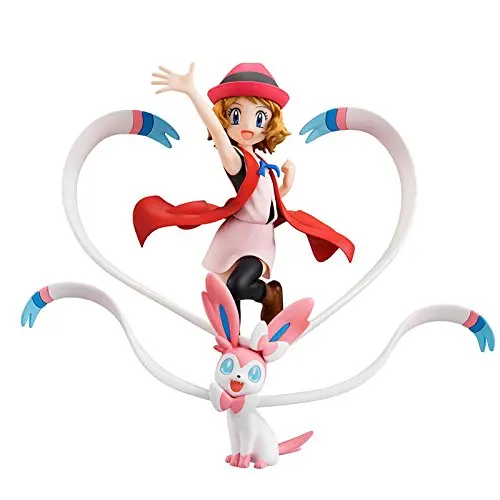 Дешевые GEM Serena & Nymphia Eevee Фигурки игрушки 13 см|Игровые фигурки и трансформеры| |