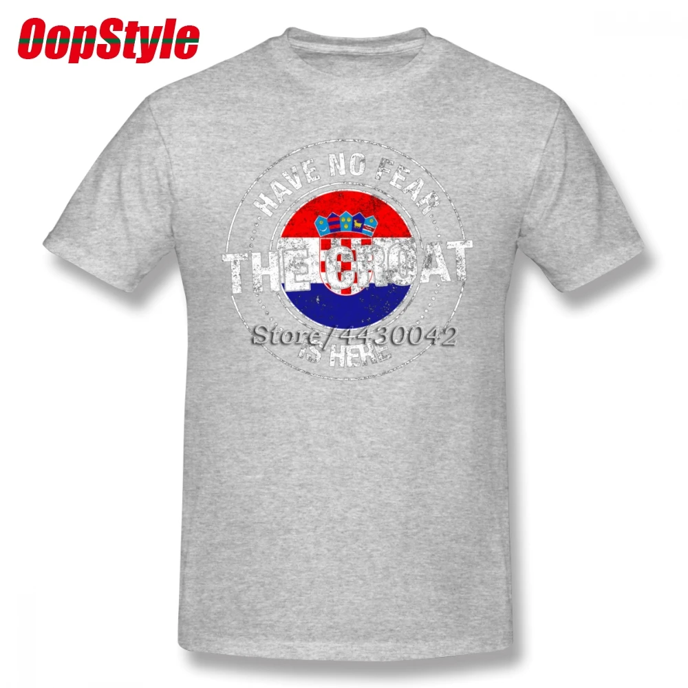 Have No Fear The Croat Is Here T Shirt Short Sleeve Clothes For Men Hipster Hot Selling XXXL Cotton Croatia Flag Men's Shirts Мужская