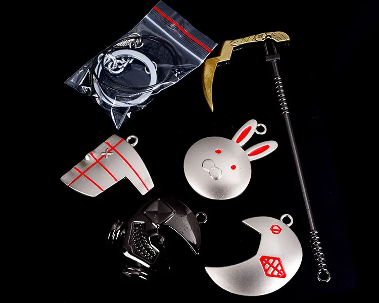 5 шт./компл. крутой Токийский Гуль меч металлический брелок подвеска экшн Фигурки