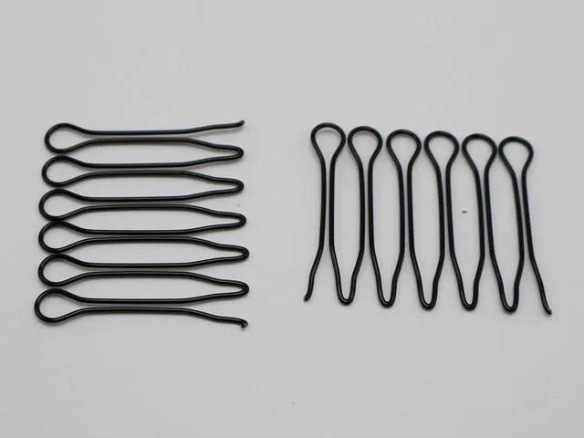 20 шт. черная бахрома невидимая заколка для волос повязка на голову пин-ап 3 см |