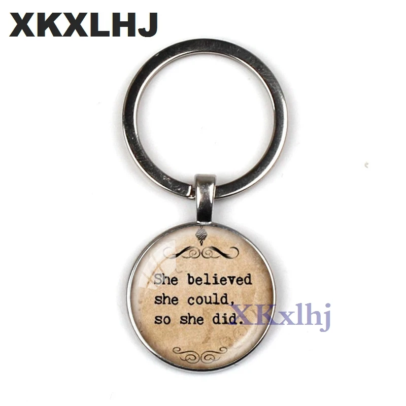 

XKXLHJ Vintage Jesus Christian Men's Keychain Car Buckle Jewels Inspiring Belief Bible Jewelry