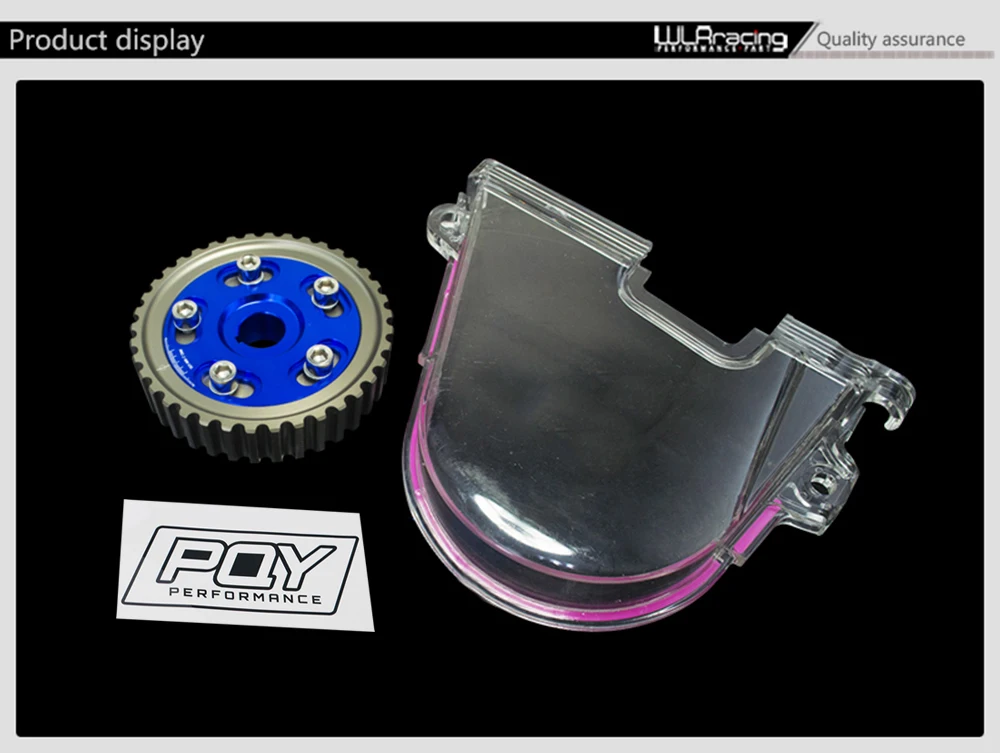 WLR RACING-алюминиевый кулачковый механизм+ крышка камеры для 92-00 Civic D16Z D16Y с наклейкой PQY WLR6542B+ 6337