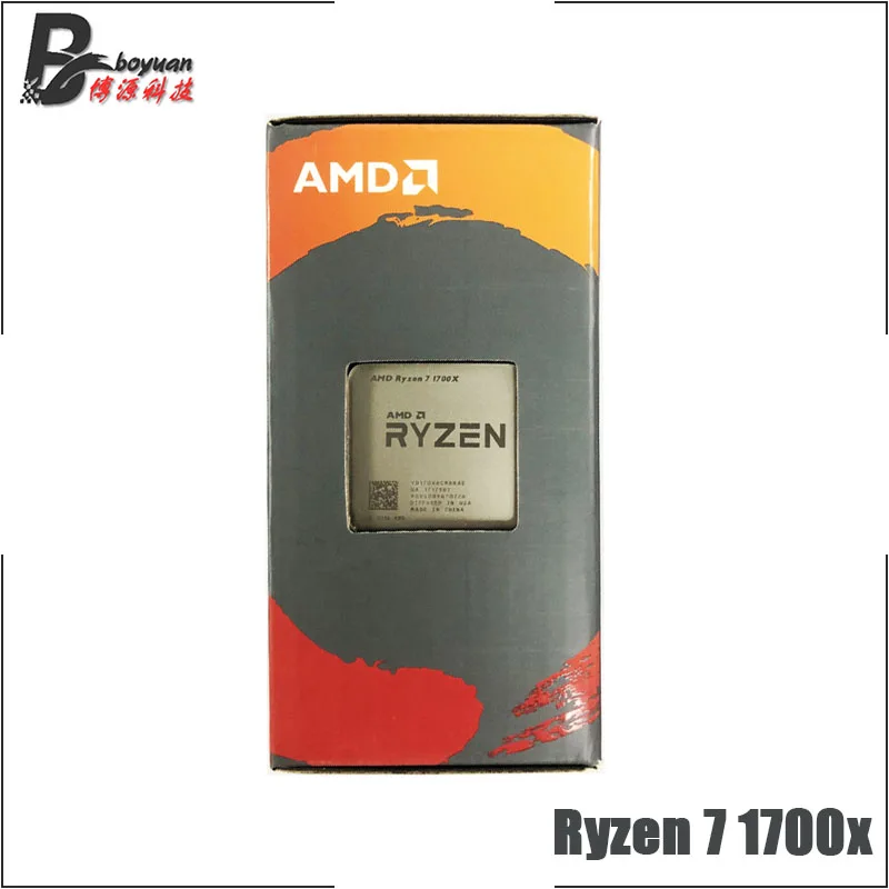 Восьмиядерный процессор AMD Ryzen 7 1700X R7 3 4 GHz YD170XBCM88AE Socket AM4|cpu processor|amd processorprocessor amd |