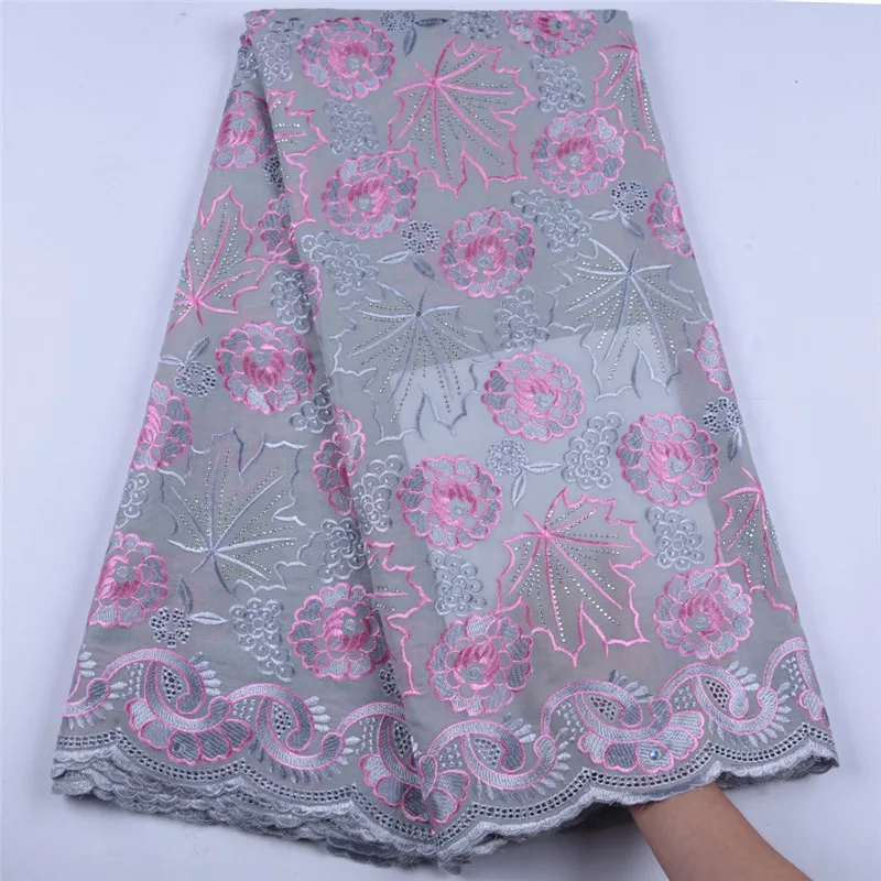 

New Swiss Voile Lace In Switzerland Embroiderey African Dry Lace Fabric High Quality Nigerian Lace Fabric For Women Dress 1620B