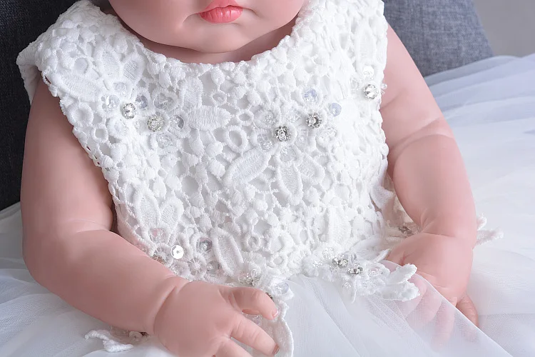 23 дюймов Bebes Reborn Девочка Кукла полный силиконовый винил reborn baby куклы Реалистичная