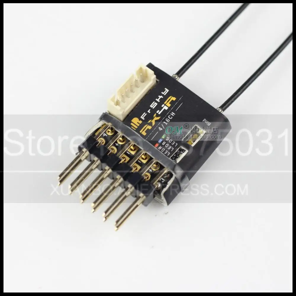 FrSky-RX4R FrSky RX6R 6/16 приемник телеметрии предназначен для планеров Ультра маленький и супер легкий 6 pwm oand супер свет 6 Вывод pwm - Цвет: FrSky-RX4R