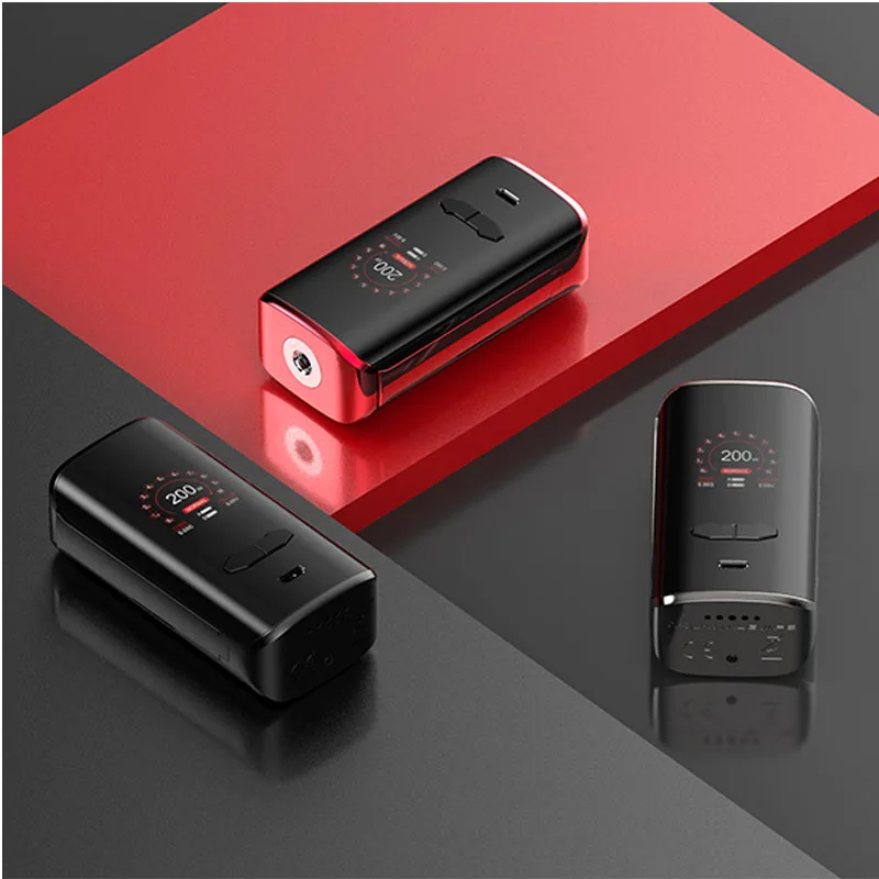 Оригинальные электронные сигареты Augvape VX200 Box Mod Dual 18650 TC 5-200 Вт Мощность испаритель