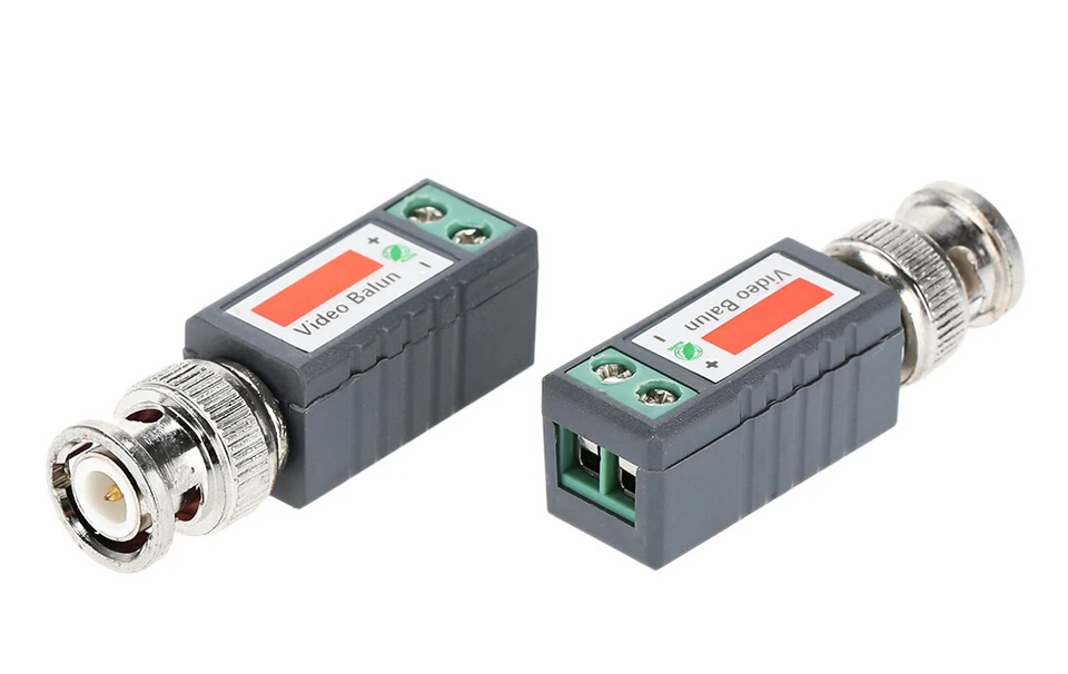 10 шт. пассивные трансиверы для видеонаблюдения 2000 футов|balun bnc|balun videobalun transceiver |