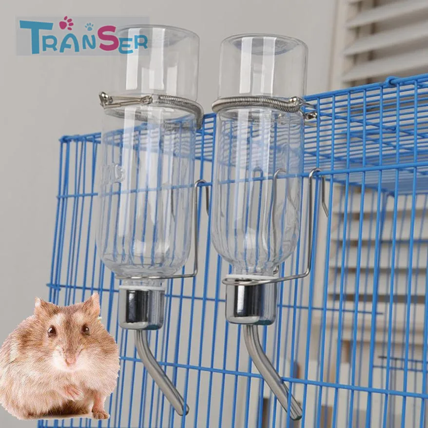 Transer ПЭТ Нержавеющая сталь 180 мл 350 питьевые соломки, бутылка для воды кормушка для домашних животных крыса, хомяк кролик горячая Распродажа 18Feb9
