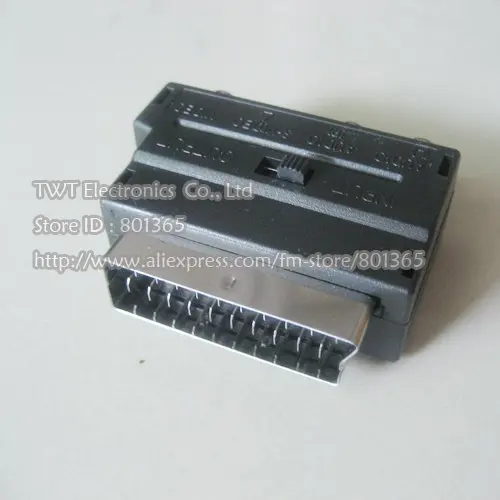 NCHTEK Scart К RCA/s видео вход/выход адаптер RGB 3 RCA S Video Аудио AV ТВ 2 шт Бесплатная