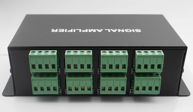 DC12V-24V HC800 8 каналов 8 порты вывода SPI TTL сигнал синхронизатор светодиодный Усилитель для полного сна цветной пиксельный светодиодный свет