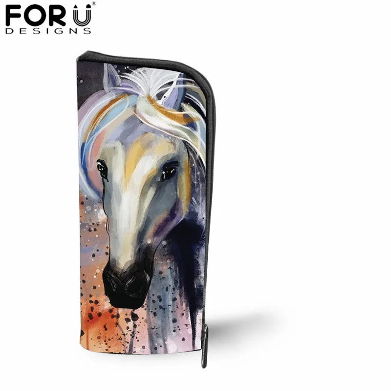 Z3817D FORUDESIGNS/3d рюкзаки с рисунком лошади для Дети Мальчики Школа сумка дети ежедневно сумки для школы 3 шт./компл. Crazy Horse Рюкзак - Цвет: Z3817D