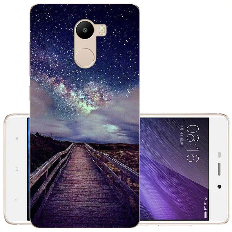 CROWNPRO для Redmi 4 Чехол, силиконовый для Xiaomi Redmi 4, мягкий ТПУ чехол, защитная задняя крышка для Xiaomi Redmi 4 2G+ 16G Verison - Цвет: XKQ