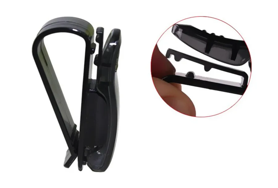 Автомобильные черные солнцезащитные очки с клипсой JT солнцезащитный козырек