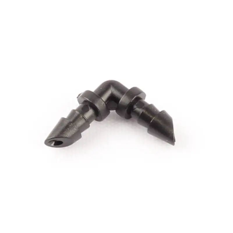 50pcs 4/7mm Barb Elbow Hose Connector Irrigation Raised Bed Garden Lawn Planter Veg Plot Dip Mist Spray Nursery Water Spliter | Дом и сад