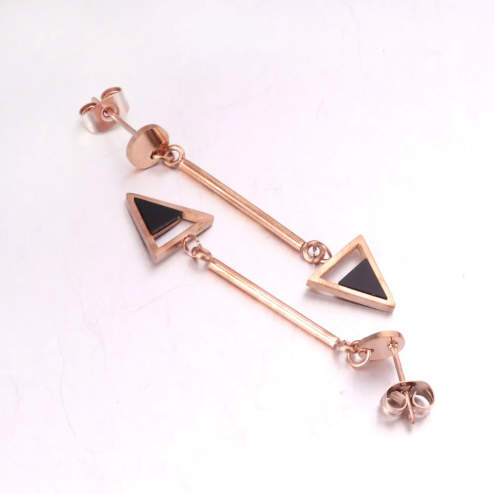 LUXUKISSKIDS Traingle Shape Long Earrings 2020 Korean Style Drop&ampDangle For Women Fashion Jewelry Pendientes Party Gift | Украшения и