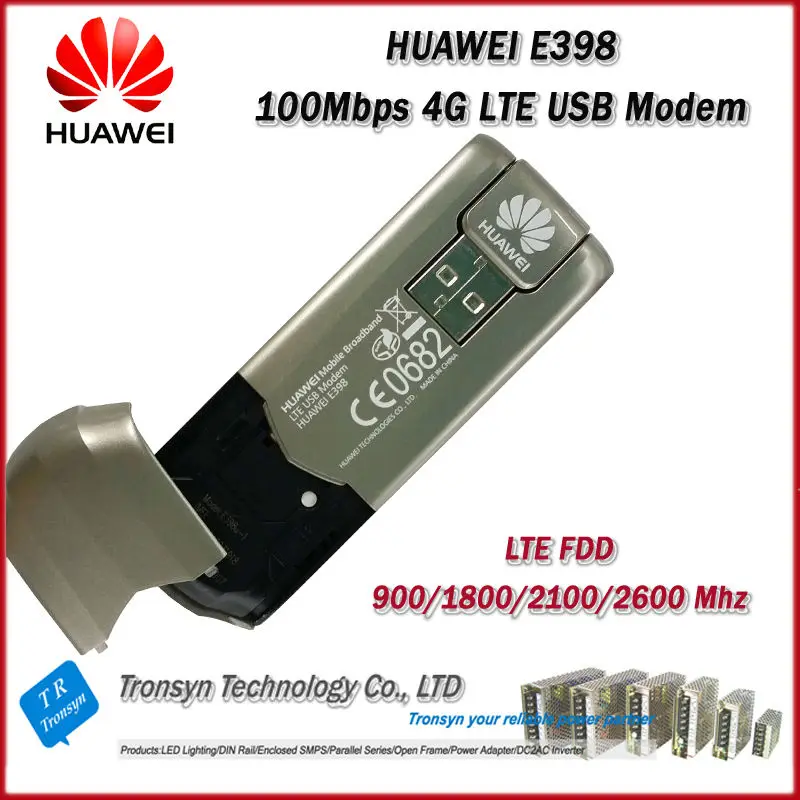 100 / HUAWEI E398 4G LTE USB     sim-  LTE FDD 900/1800/2100/2600