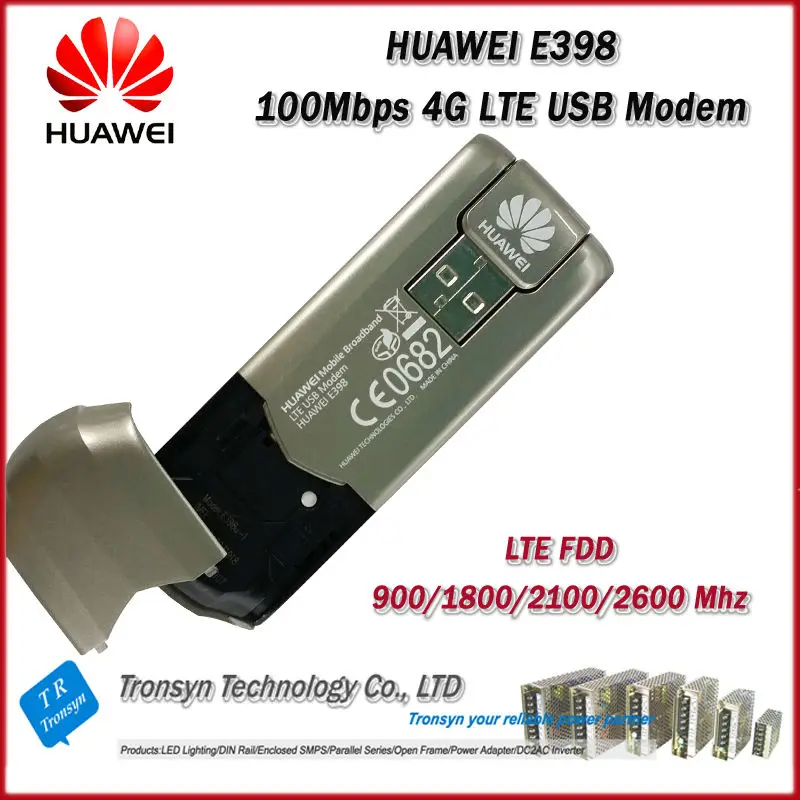 Новый оригинальный разблокировка 100 Мбит/с HUAWEI E398 4G LTE USB модем с слотом для sim