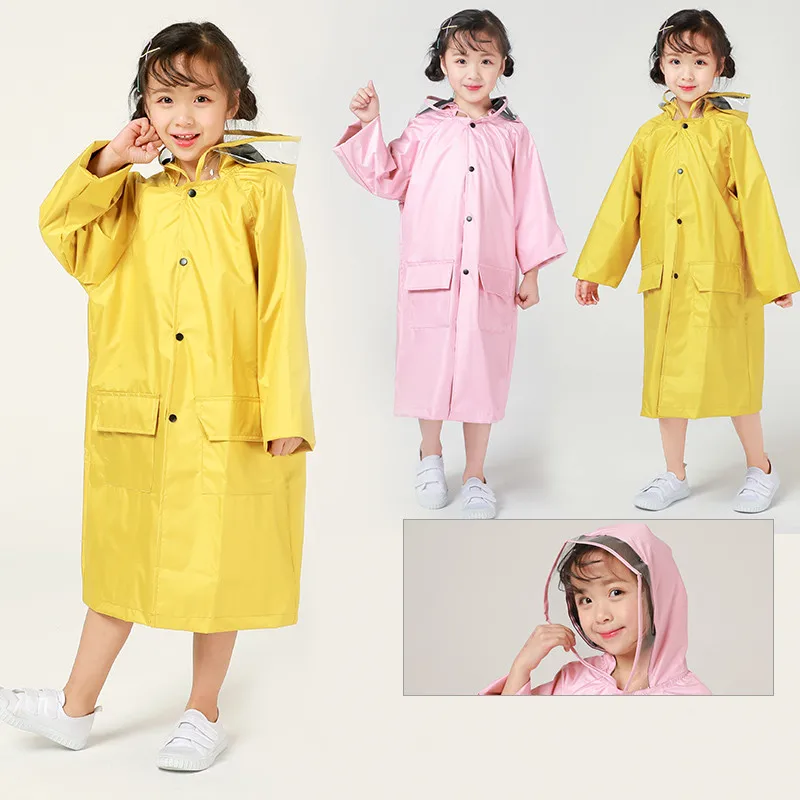 Водонепроницаемый дождевик пончо куртки уличный для детей школьная сумка | Дом и