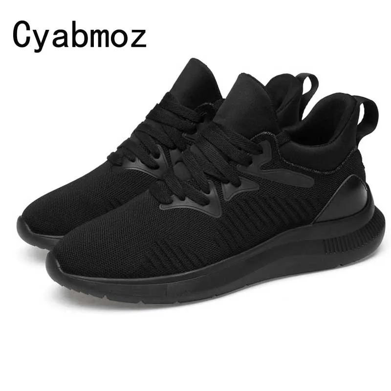Cyabmoz модная сетчатая Мужская Удобная Повседневная дышащая обувь увеличивающая