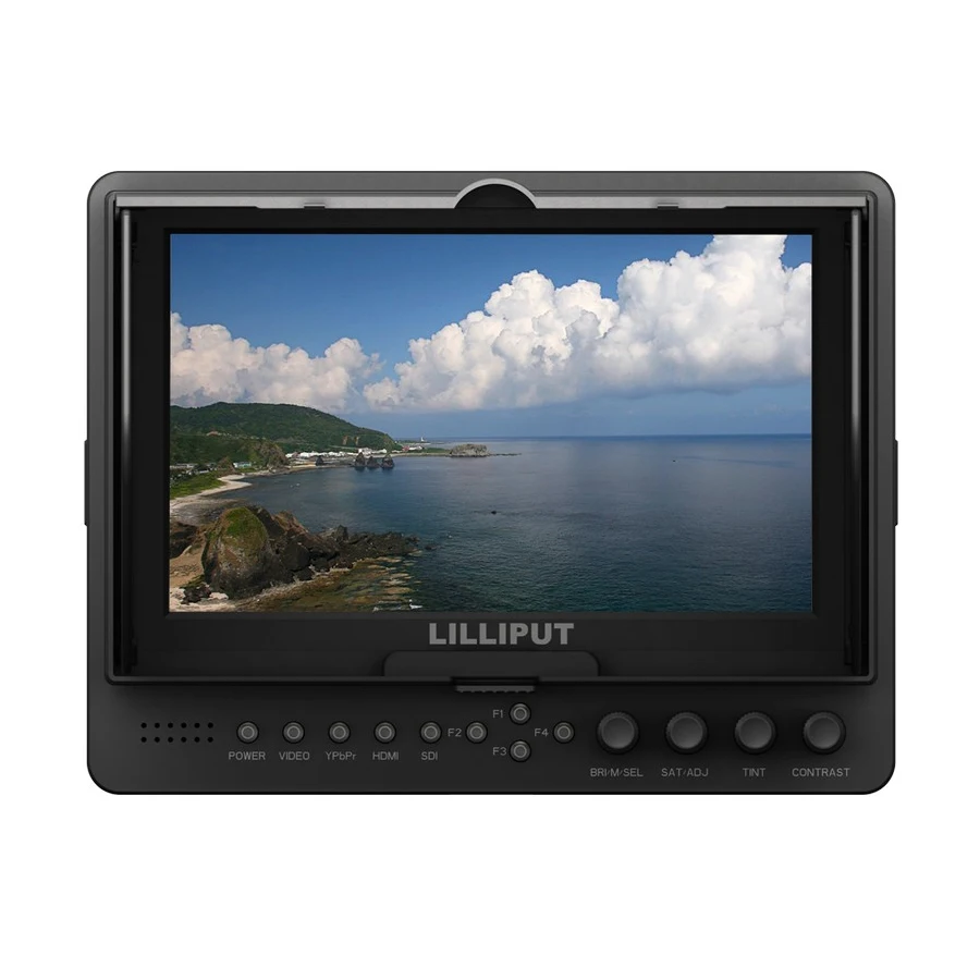 LILLIPUT 665/S " TFT светодиодный HD камера поле Топ HDMI 3G-SDI монитор, пиковый YPbPr HDMI вход стандартного интерфейса данных выход на камеру полевой монитор