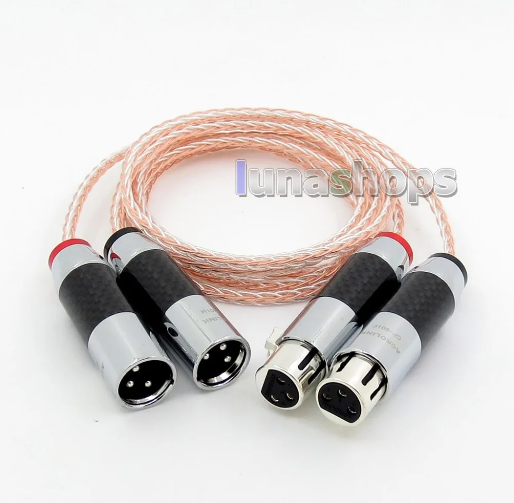 LN005774 1 2 m Acrolink FP 9133AG 8 ядер XLR 3 контакта штекер наружный для динамика кабель Hi Fi (AG) (A