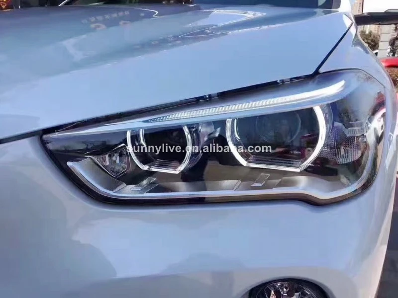 Светодиодная лента ангельские глазки для BMW X1 F48 передняя лампа от 2015 до 2017 лет