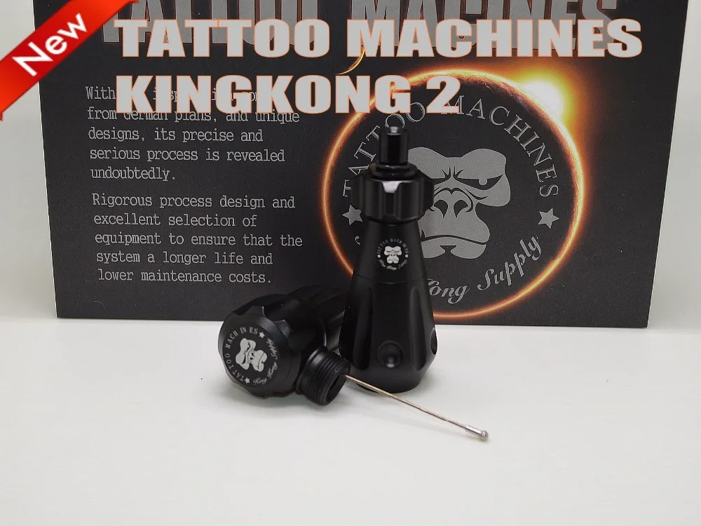 Высокое Качество Роторная Машина King Kong Татуировка картридж машина татуировки роторная татуировка машина Мощный Тихий мотор питания