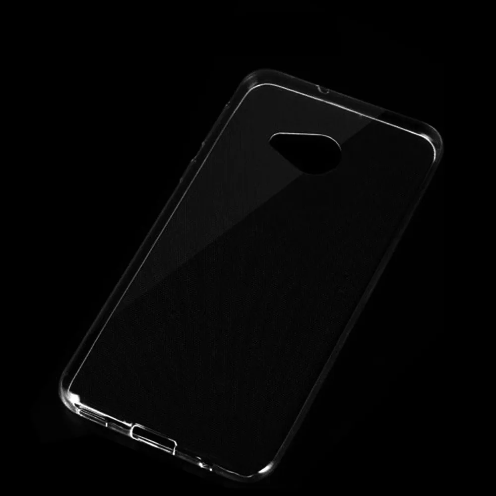 Ультратонкий прозрачный силиконовый мягкий ТПУ защитный чехол для HTC D12 + D12S D10 Plus