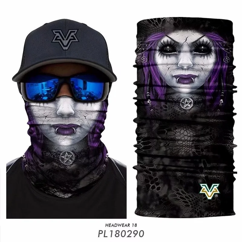Balaclava Men Women Clown Joker Halloween Face Mask Dust Proof Bike Neckerchief Motorcycle Kerchief Hike Guard | Спорт и развлечения