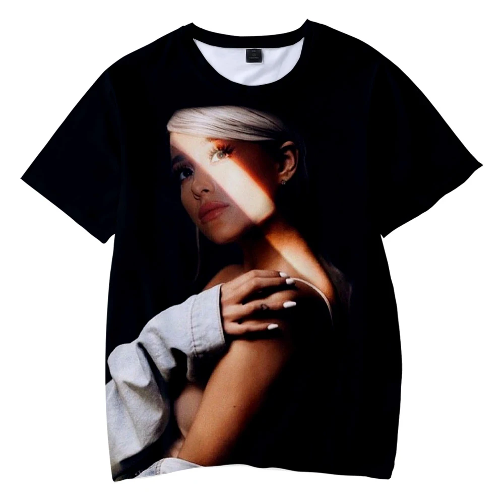 Ariana Grande/Модная простая Удобная популярная детская футболка с 3D принтом