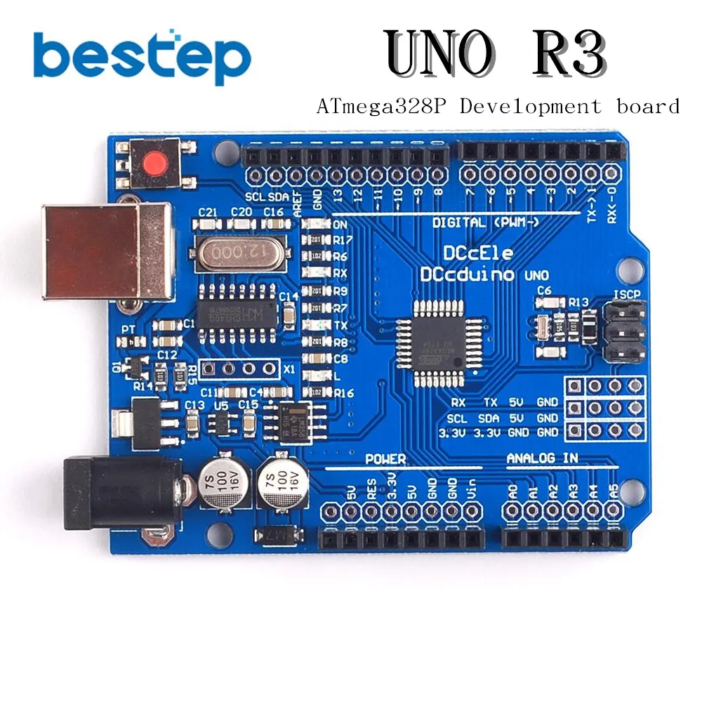 Макетная плата ATmega328P CH340 CH340G для Arduino Набор творчества с прямым штырьком (без