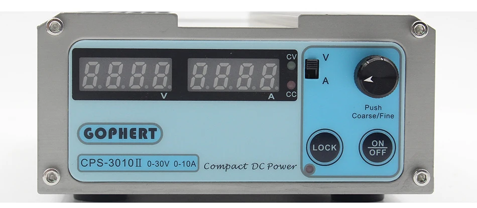 Мини cps-3010II импульсный источник питания постоянного тока+ провод с зажимом типа "банан", адаптер для ЕС, Великобритании, США, OVP/OCP/OTP, низкая мощность, 110-230 В, 0-30 в, 0-10 А, CPS-3010
