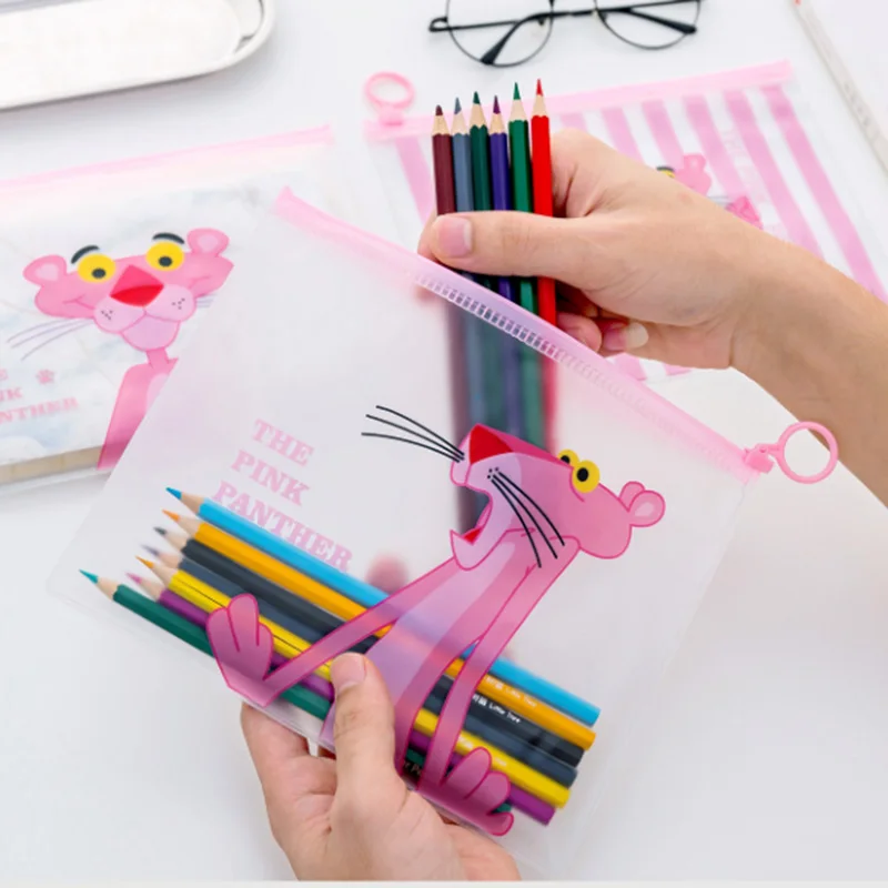 Прозрачная дорожная косметичка из ПВХ с леопардовым рисунком чехол для