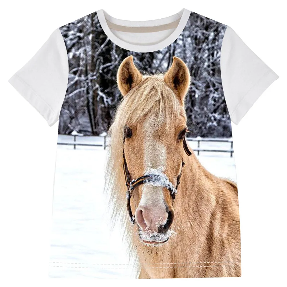 Футболки для мальчиков одежда детская новая модная летняя с принтом светло