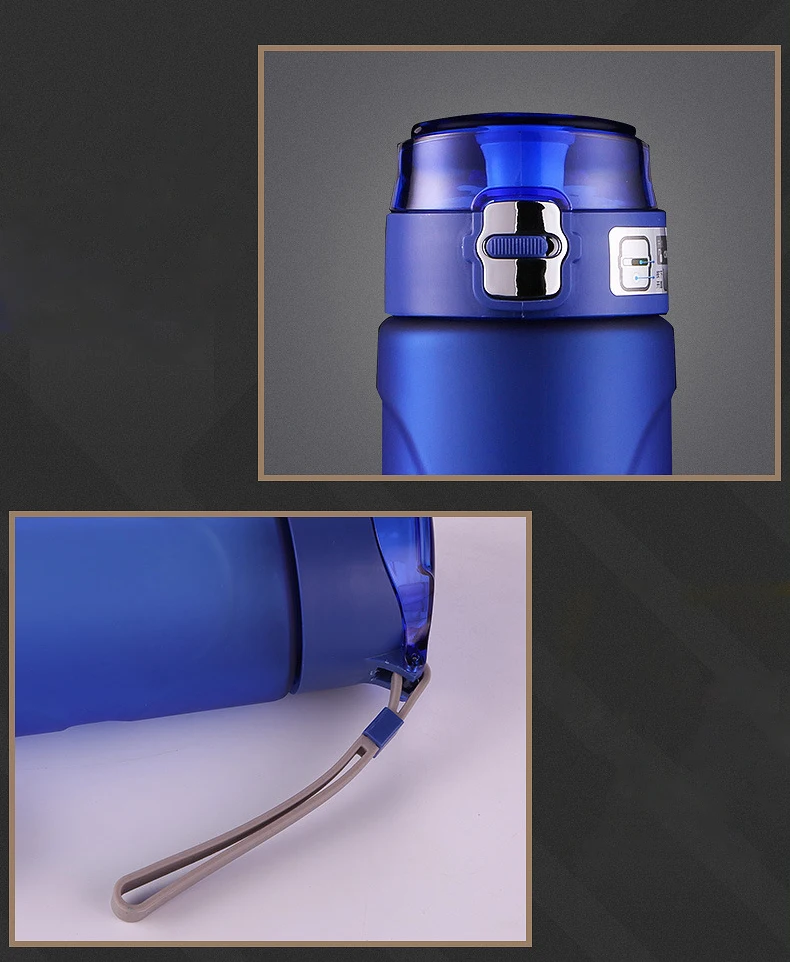 Fashion Simple water bottle Travel hiking office camping Leakproof portable kettle Sport student plastic kettle kid water bottle