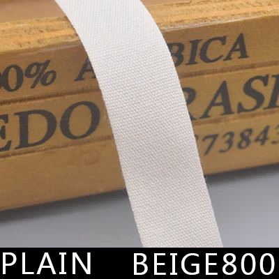 5yd/лот черно-белая однотонная саржевая шевронная хлопковая тесьма лента Обрезка для упаковки одежды аксессуары ручной работы DIY - Цвет: Plain beige800