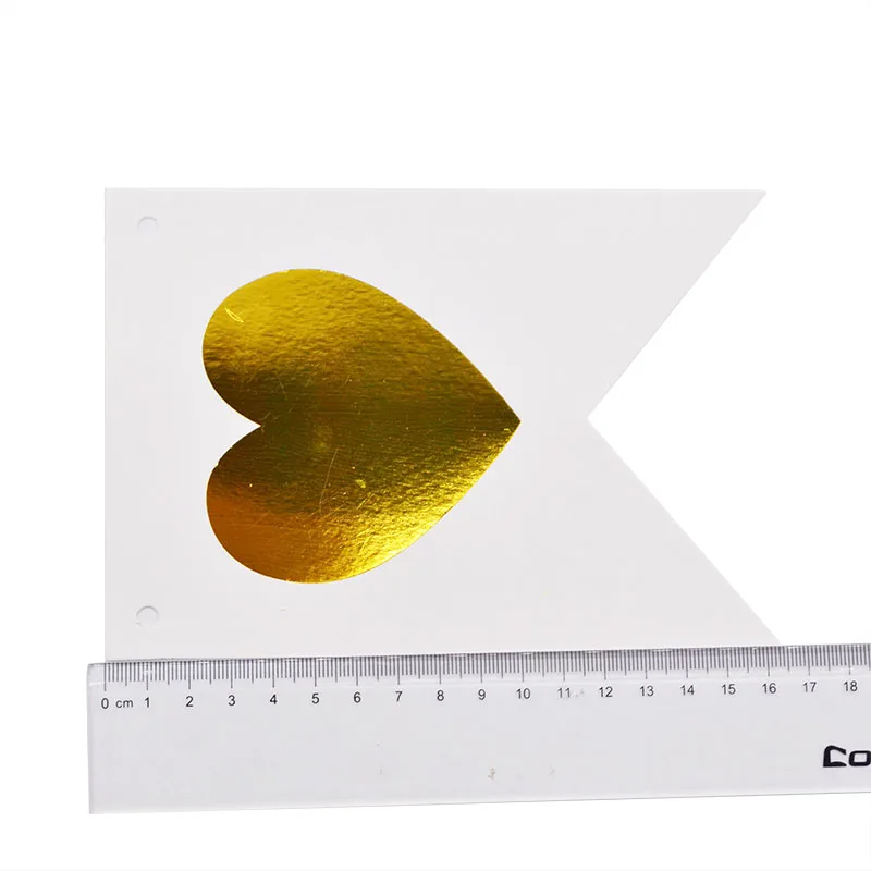 1 струнный счастливый плакат &quotс днем рождения&quot Розовый бронзированный в форме