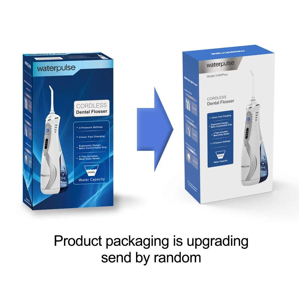 Waterpulse V400P Oral Irrigator Electric Rechargeable Portable Dental Teeth Cleaning Floss Water Jet | Бытовая техника
