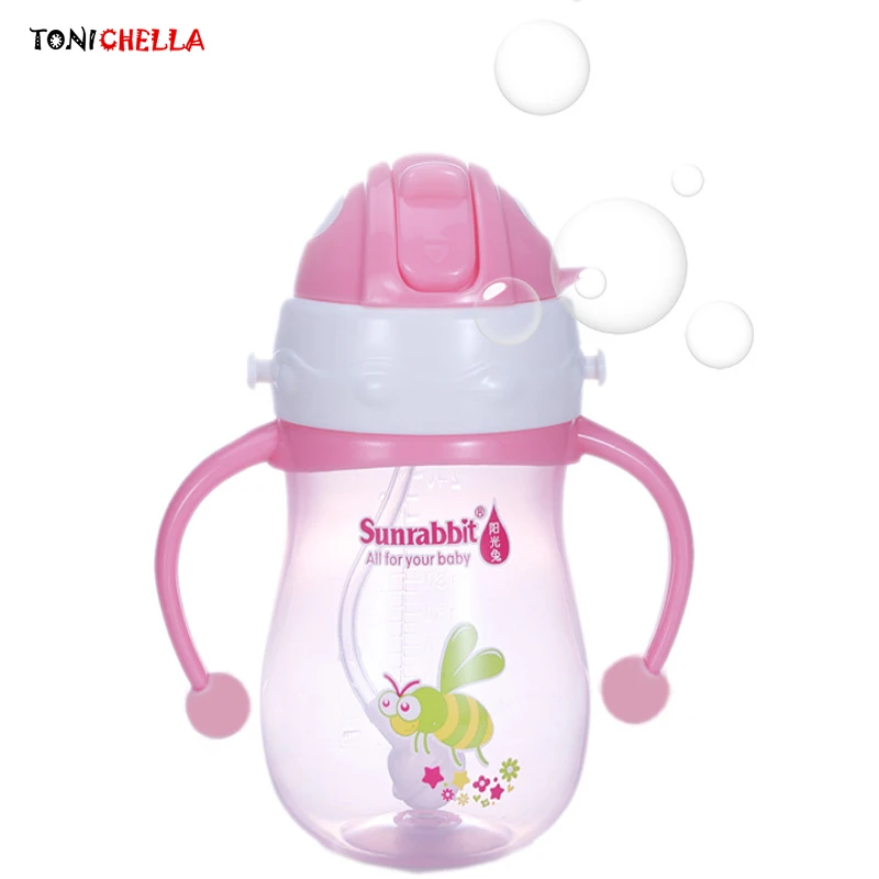 

Kids Training Water Cups Toddler Learn To Drink Bottles Baby Drinking Cup Traveling Mugs With Handle Children Gifts T0383