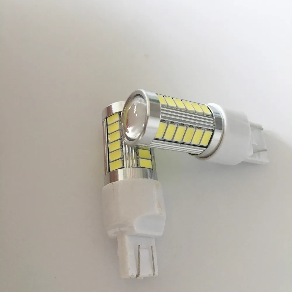 2 шт. Led T20 7443 33SMD Высокая мощность резервного копирования Обратный светодиодные