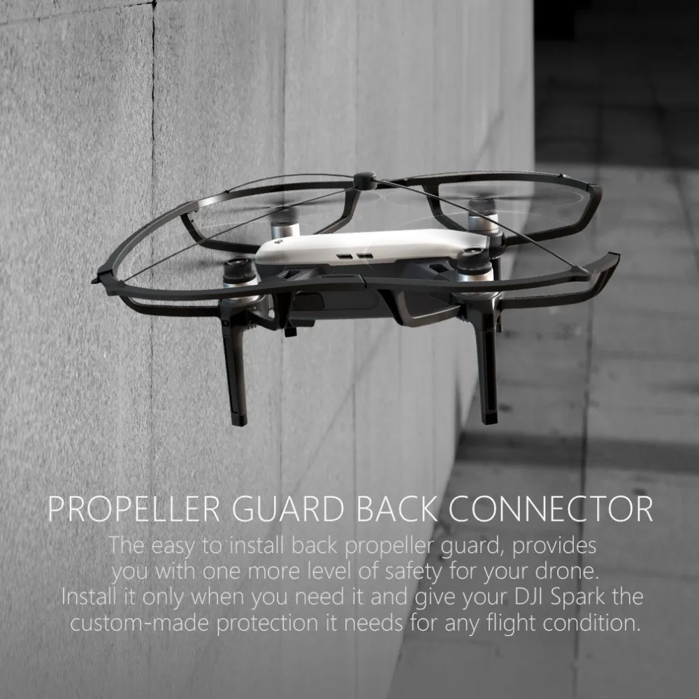 HIPERDEAL полное покрытие защита пропеллера и посадочная передача защита для DJI SPARK Drone Guard Бампер Лезвие крушение защиты BAY06