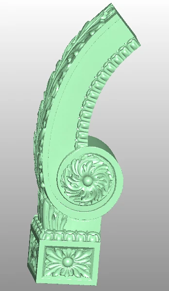 

3D model STL format file for cnc router engraving furniture sofa cabinet chair leg pattern Artcam 664