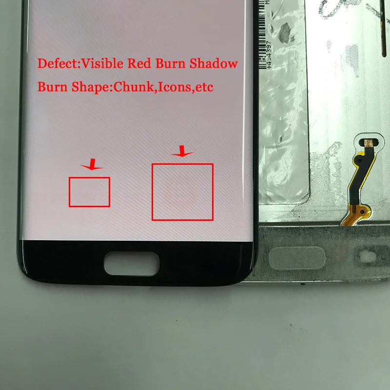 AMOLED экран 5 дюйма ЖК дисплей с рамкой для SAMSUNG Galaxy S7 edge G935 G935F дигитайзер сенсорного