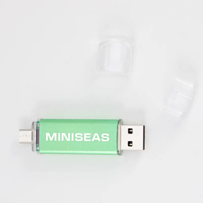 Miniseas Usb флеш накопитель OTG 64 ГБ 32 смартфон Флешка 8 Гб внешний micro usb карта памяти