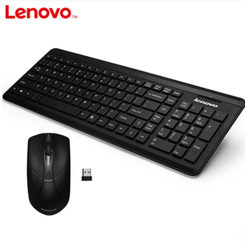 Бесплатная доставка Lenovo оригинальный беспроводной клавиатуры и мыши km4902 ультра