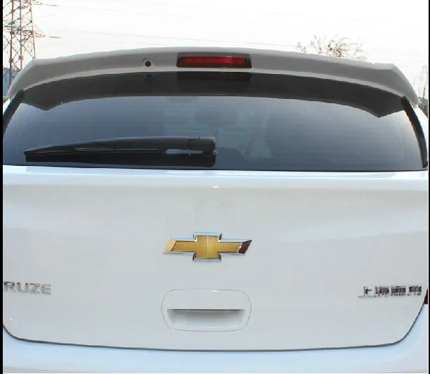 Краска ABS заднее крыло автомобиля багажник спойлер для Chevrolet Cruze хэтчбек 2012 2013 быстрая EMS